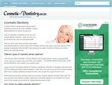 Tablet Screenshot of cosmetic-dentistry.co.za